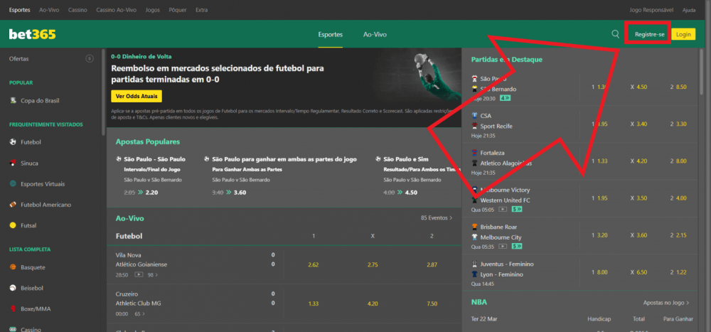 bet365 cadastro