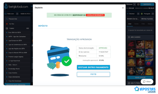 BetGlobal Código de Cupom 